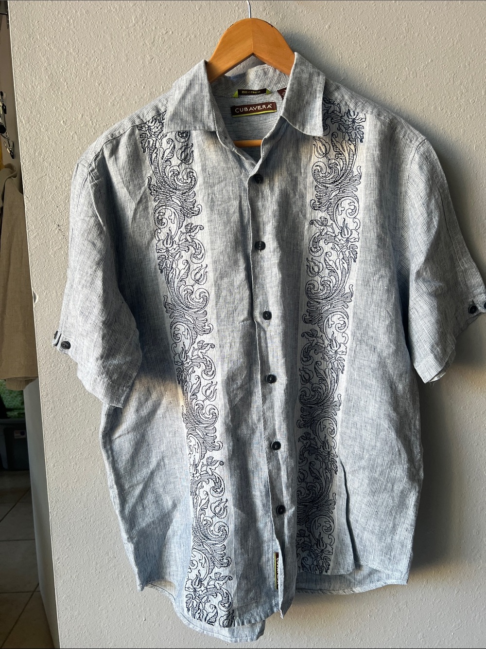 Cubavera Linen Button-Down